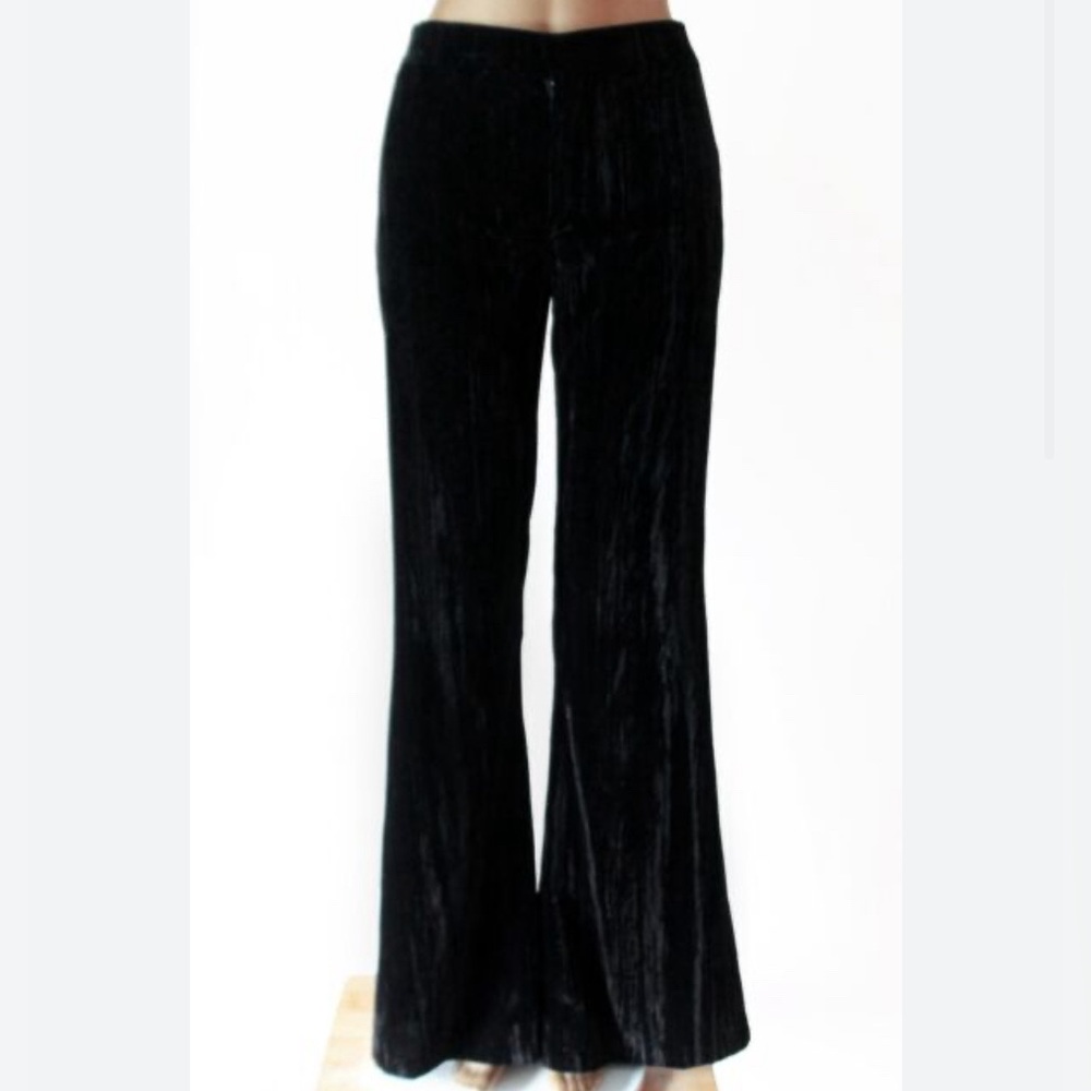Zara size 24 (XS) velvet black pants